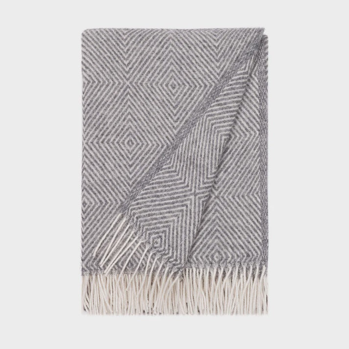 Nordic Chill | 100% NZ Lamb's Wool Throw - Lina