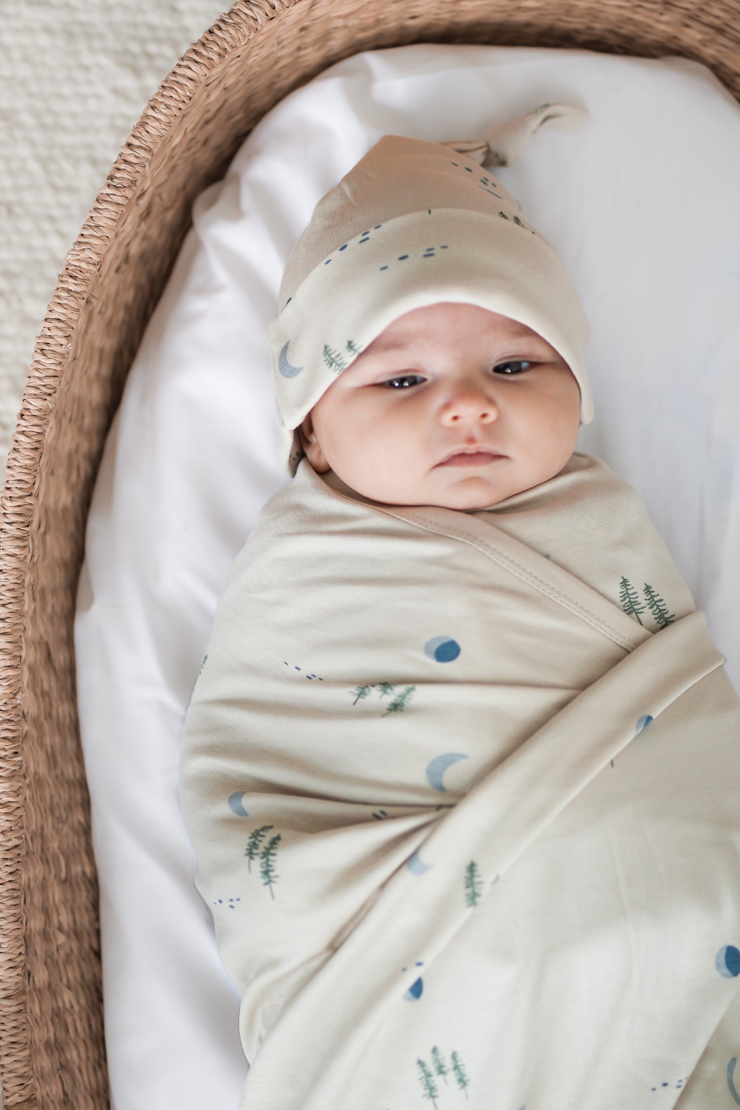 Burrow & Be | Swaddle - Midnight Forest