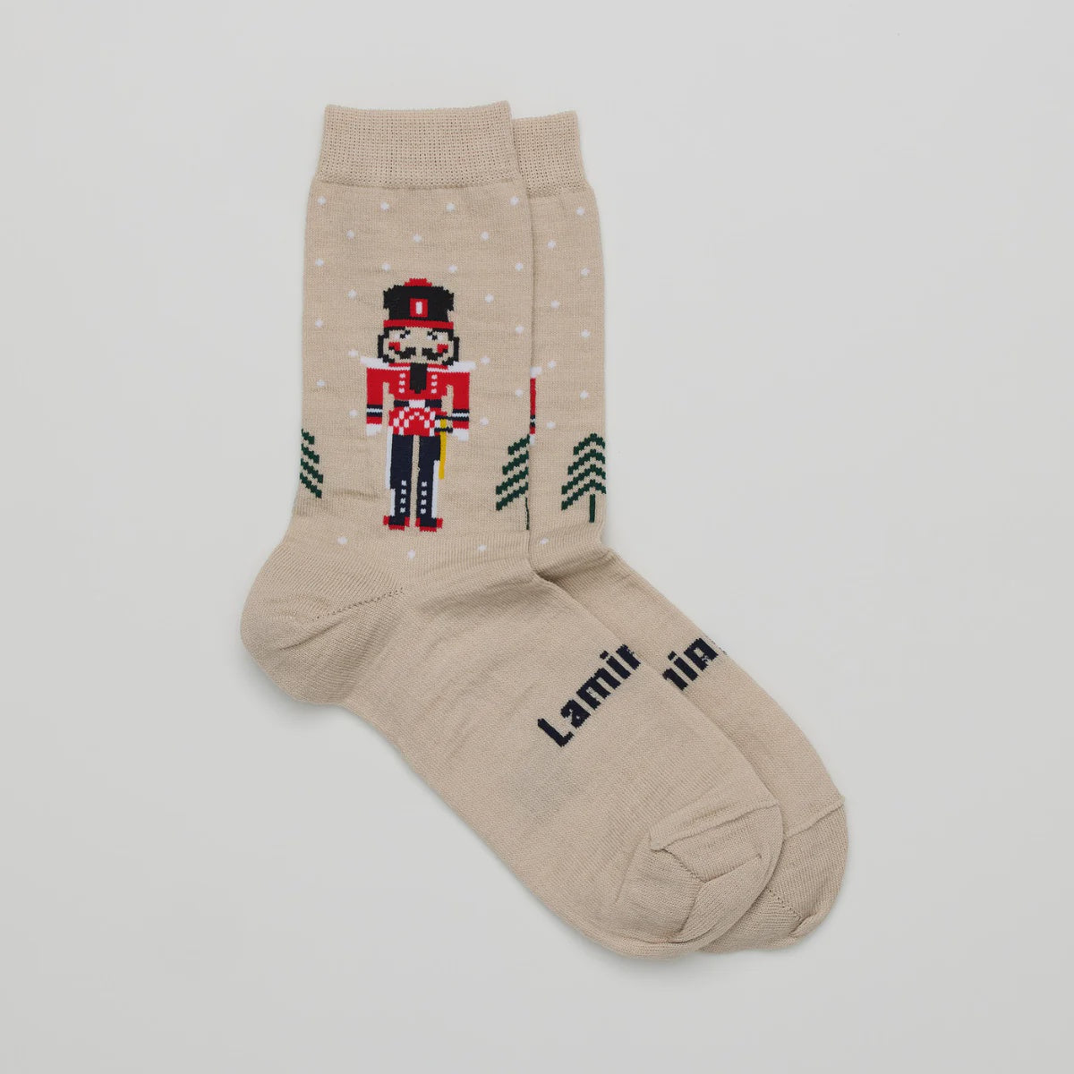 Lamington | Women's Merino Crew Sock - Nutcracker