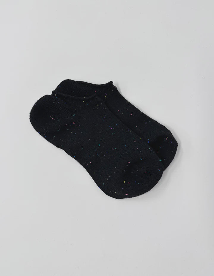 Stella + Gemma | Black w Coloured Speckles Sock