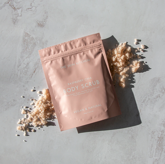 The Skin Kitchen | Raspberry Chia Body Scrub - Found My Way Invercargill