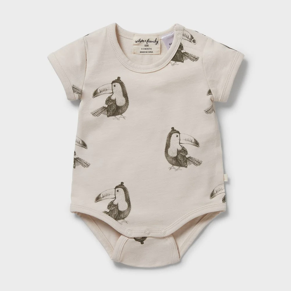 Wilson & Frenchy | Organic Bodysuit - Tommy Toucan - Found My Way Invercargill