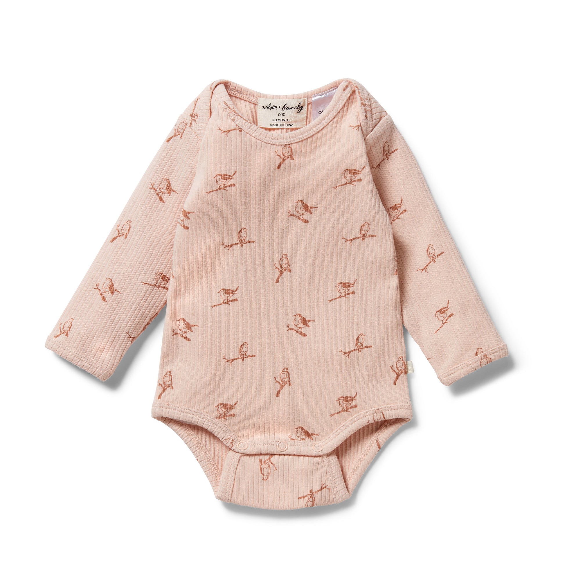 Wilson & Frenchy | Organic Rib Envelope Bodysuit - Found My Way Invercargill