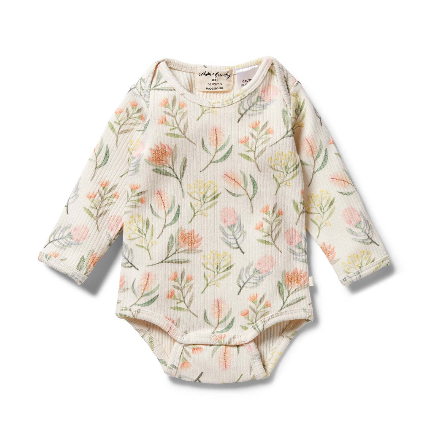 Wilson & Frenchy | Organic Rib Envelope Bodysuit - Found My Way Invercargill