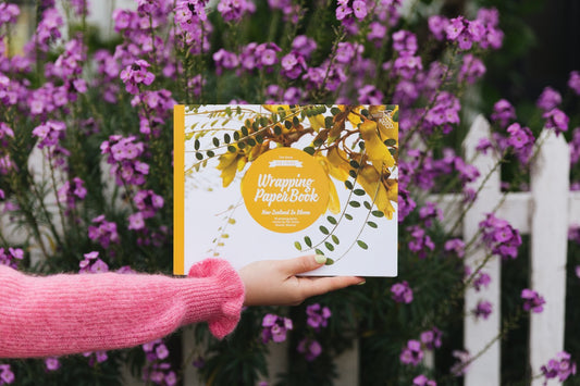 The Great NZ Wrapping Paper Book - NZ in Bloom - Found My Way Invercargill