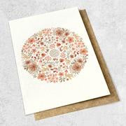 Ink Bomb | Floral Mandala Card - Found My Way Invercargill