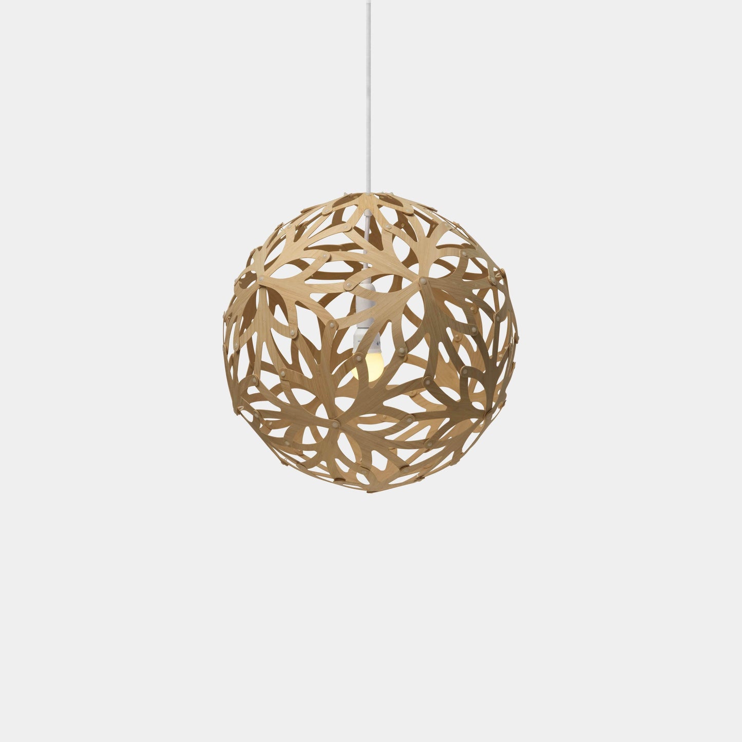 David Trubridge | Floral Pendant Kitset | 400mm - Natural - Found My Way Invercargill