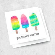 Ink Bomb | You're the coolest person I know Card - Found My Way Invercargill