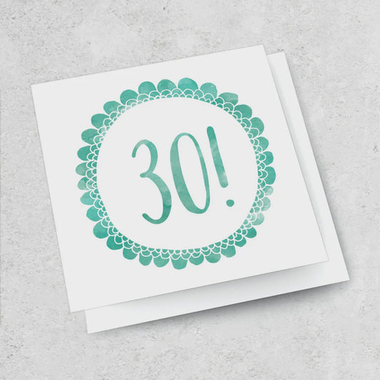 Ink Bomb | 30! Card - Found My Way Invercargill