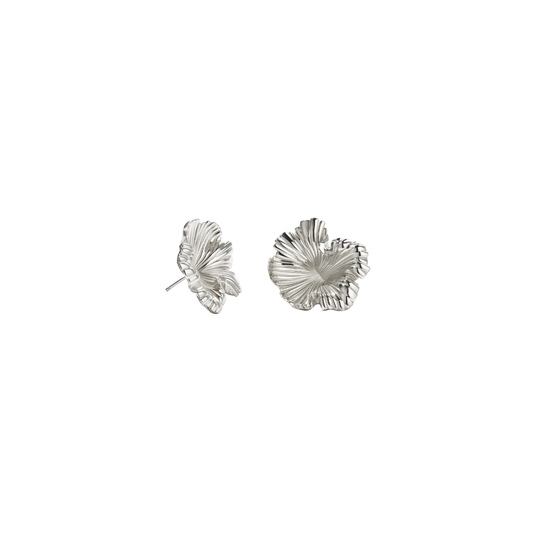Meadowlark | Small Coral Earrings - Sterling Silver - Found My Way Invercargill