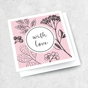 Petal & Press | With Love Card - Found My Way Invercargill