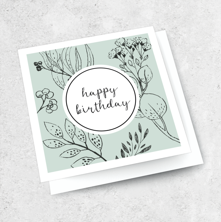 Petal & Press | Happy Birthday Card - Found My Way Invercargill