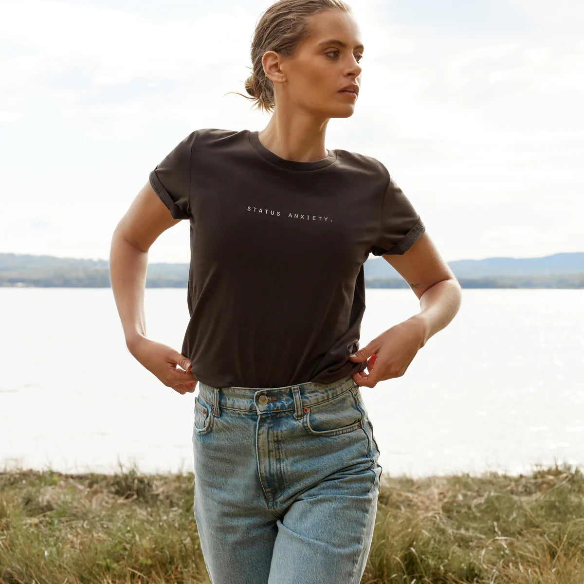 Status Anxiety | Think It Over Women's Tee - Found My Way Invercargill